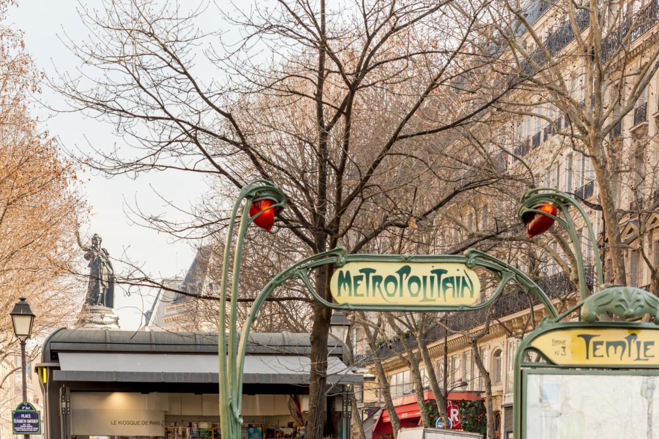 Cozy Apartment - Marais - Turbigo I Paris Eksteriør billede